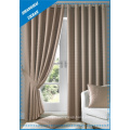 Home Decoration Blackout Cream Polyester Window Curtain